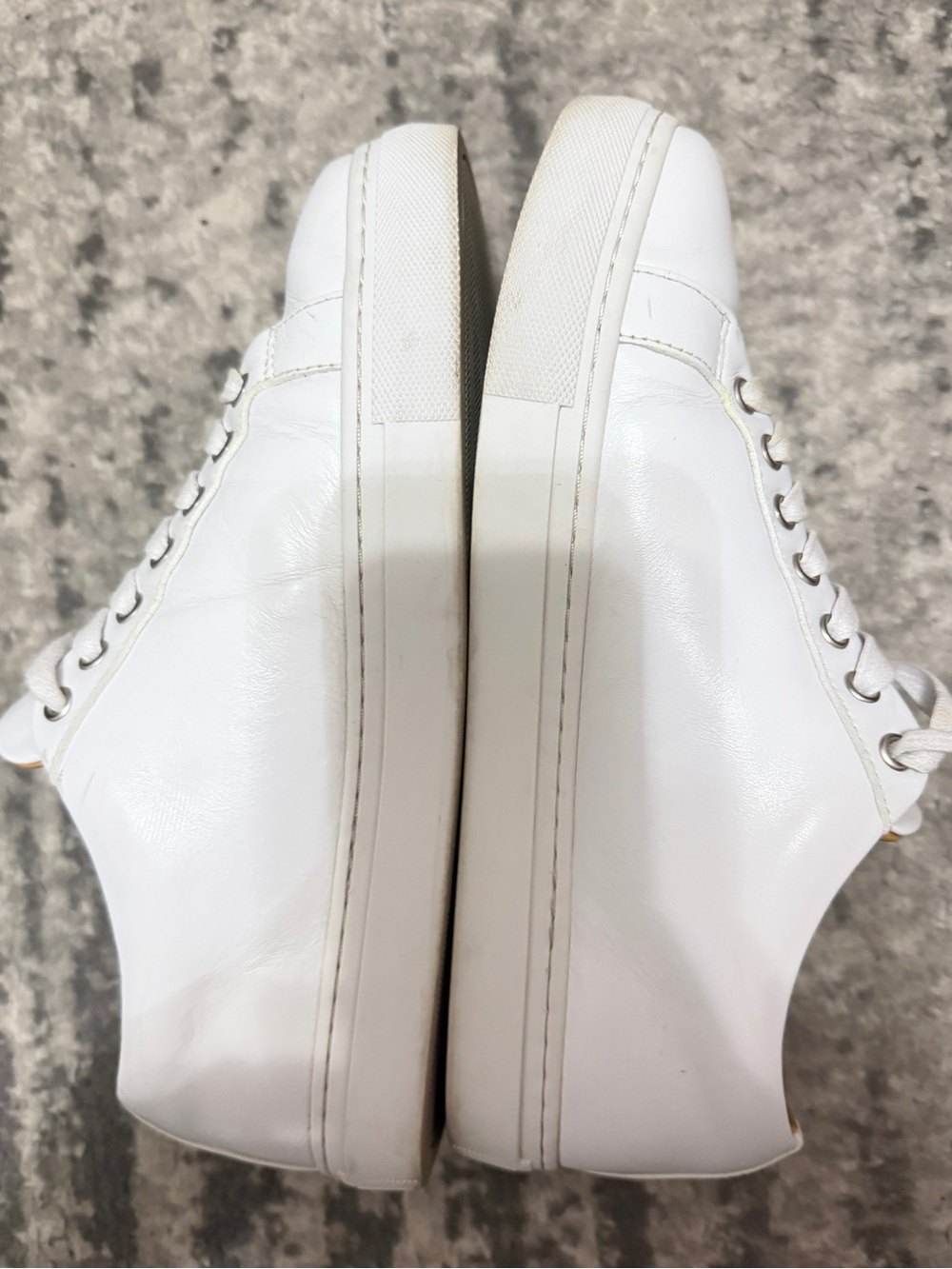 Thursday Boot Company Women’s Premier Low Top White Italian Leather Shoes - Picture 11 of 16